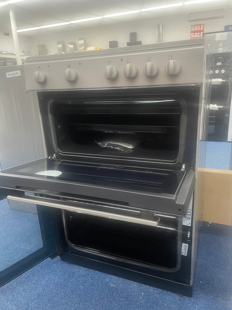 Statesman EDC60S2 - Silver 4 Zone Electric Cooker - A energy - Display