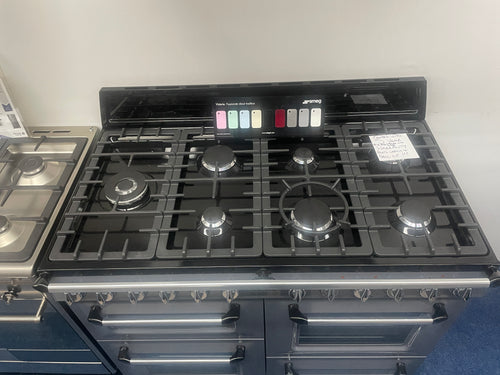 Smeg TR4110GR - Slate Grey 7 Zone Dual Fuel Range Cooker - A/A energy - Display