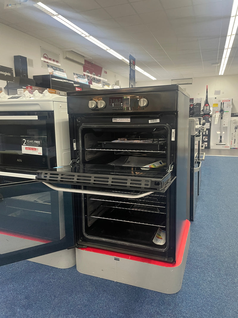 Hotpoint HDM67I9H2CB/U - Black 4 Zone Electric Cooker - Catalytic cleaning - A/A energy - Display
