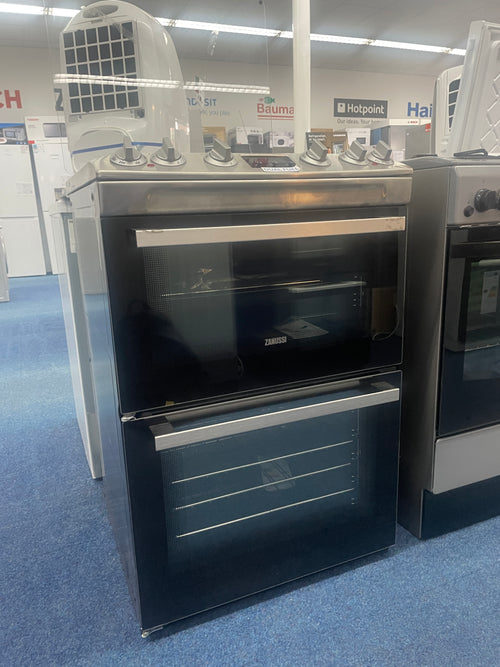 Zanussi ZCK66350XA - Stainless steel 4 Zone Cooker - A/A energy - Display