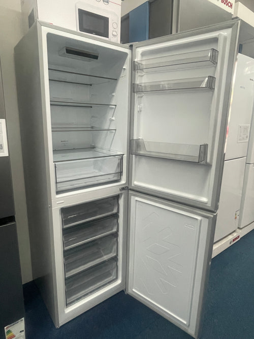 Teknix FF1860S - Silver Freestanding 50/50 Frost Free Fridge Freezer - F energy - Display