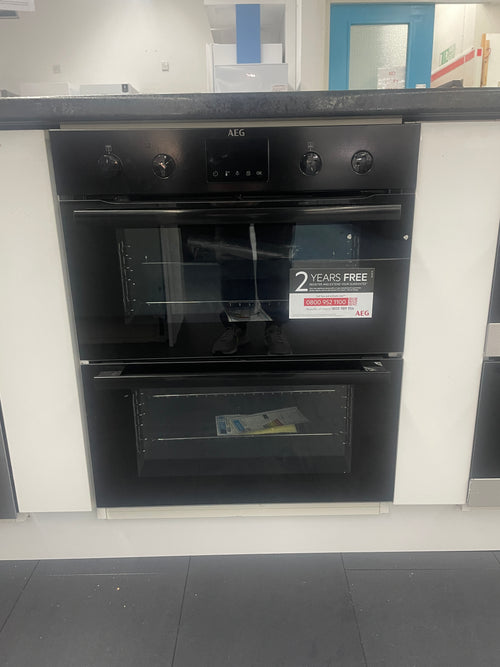 AEG DUB535060B - Black Built under Electric Double Oven - Catalytic cleaning - A energy - Display