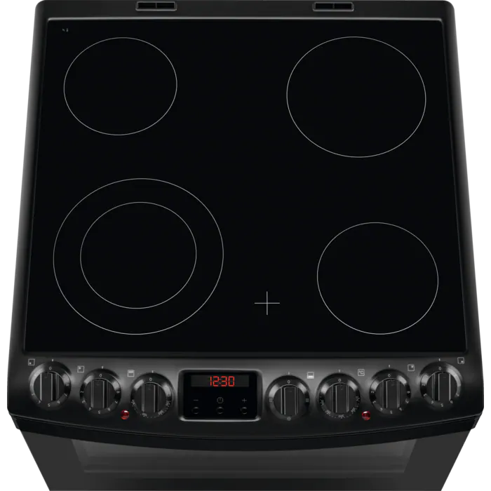 AEG CCB6740MCB - Black 4 Zone Electric Steam Bake Cooker - A/A energy