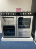 Montpellier MDFRC100X - Inox Dual Fuel Range Cooker - 100cm - A/A Energy Rating - Display