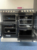 Montpellier MDFRC100X - Inox Dual Fuel Range Cooker - 100cm - A/A Energy Rating - Display