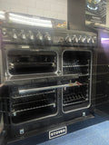 Stoves ST RICH S900DF BK - Black 5 Zone Dual Fuel Cooker - A energy - Display