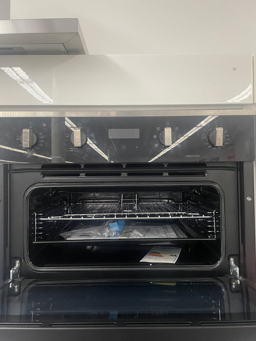 Rangemaster RMB9048BL/SS - Black Built in Electric Double Oven - A/A energy - Display