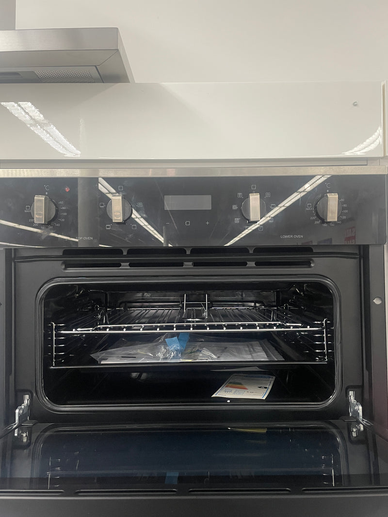 Rangemaster RMB9048BL/SS - Black Built in Electric Double Oven - A/A energy - Display