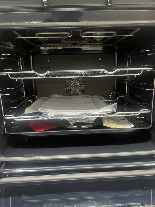 Bosch Series 4 HQA534BS3B - Stainless Steel 71L Built-In Electric Single Oven with added steam function - 3D Hot Air - A+ Energy Rating - Display