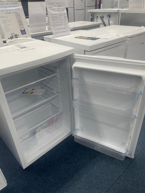 Teknix UC55L5W - White Undercounter Manual Defrost Fridge - F energy - Display