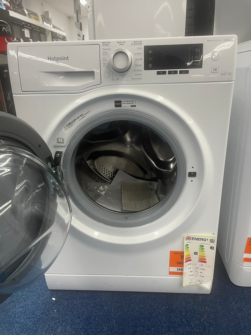 Hotpoint NDD 10726 DA UK - White 10KG/7KG Washer Dryer - 1400 RPM - D energy - Display