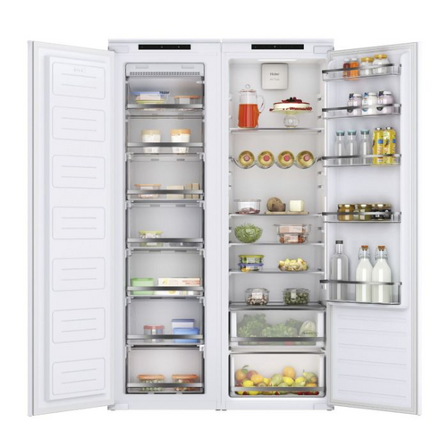 Haier HAMS518EWK - Larder Fridge Auto Defrost Fridge - E energy