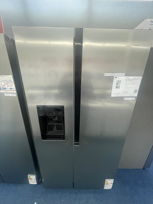 Teknix THSBS1791INX - Silver Frost Free Fridge Freezer - E energy - Display