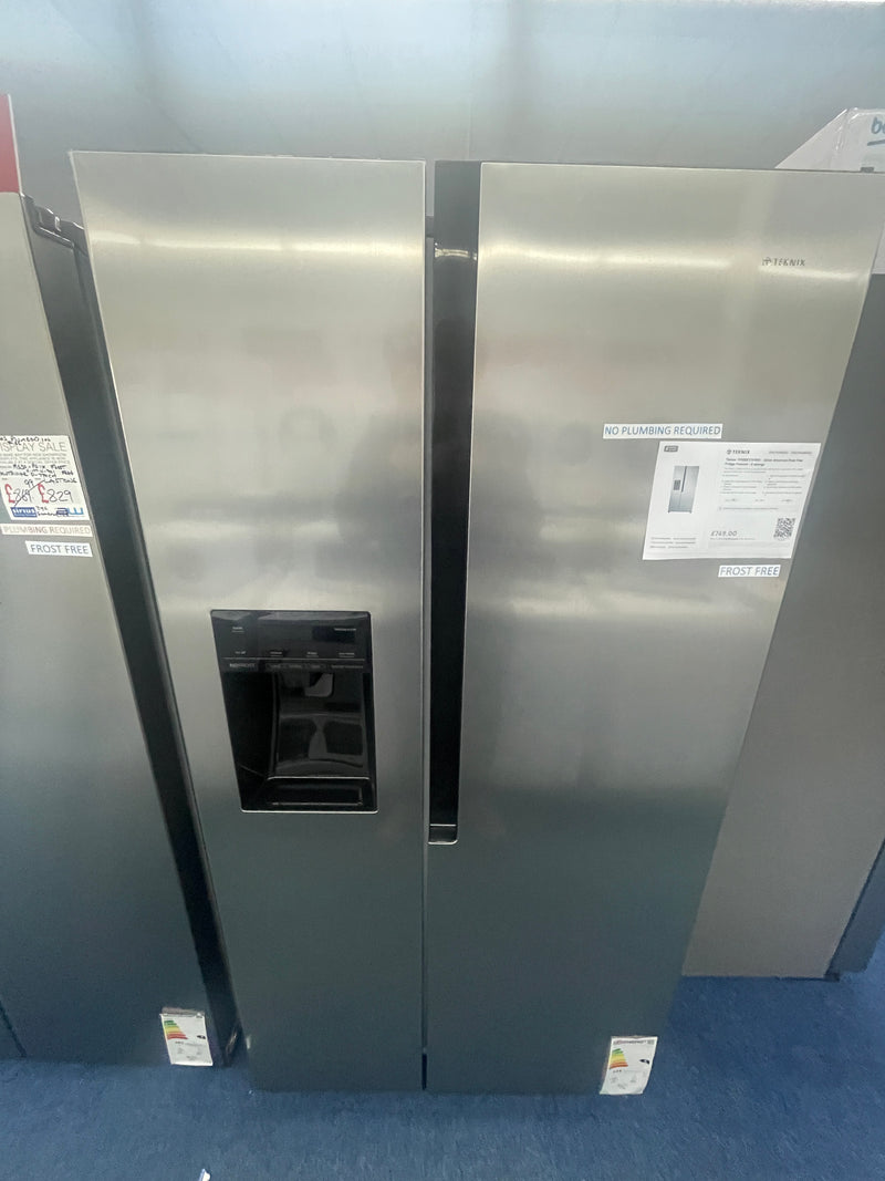 Teknix THSBS1791INX - Silver Frost Free Fridge Freezer - E energy - Display