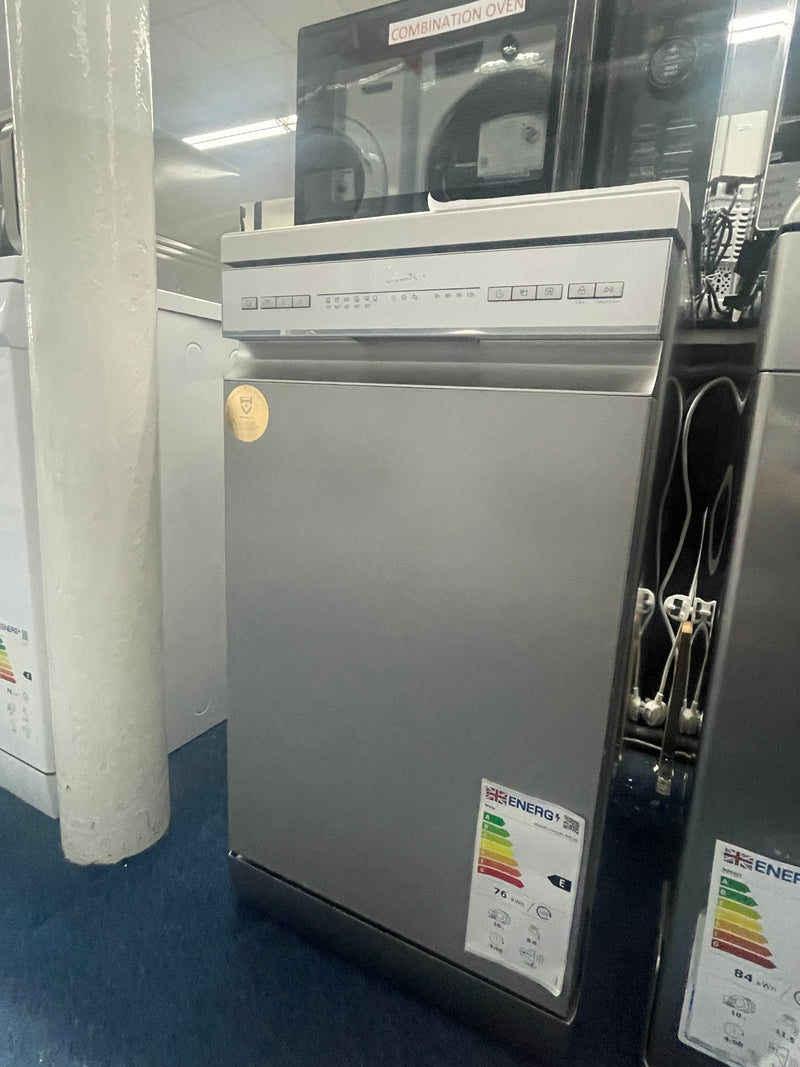 Midea MDWEF1034C(S)-WG-UK - Silver Freestanding Dishwasher - Display