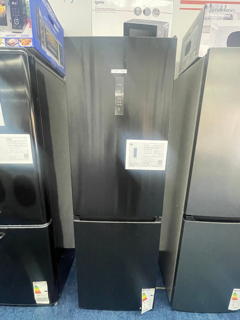 Teknix FFH1865BIX - Black Freestanding 60/40 Frost Free Fridge Freezer - D energy - Display