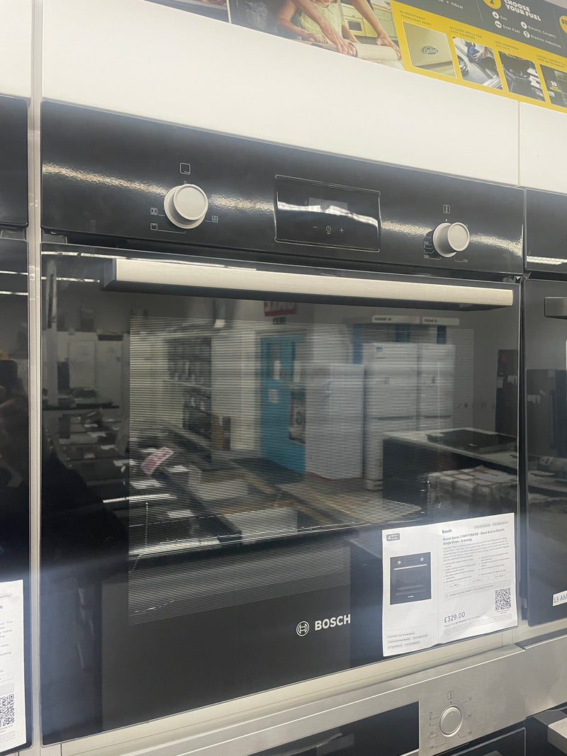 Bosch Series 2 HHF113BA0B - Black Built in Electric Single Oven - A energy - Display
