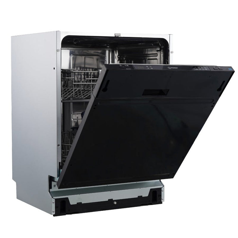 Indesit IN2IE13CNO8 - Black 13 Place Fully Integrated Dishwasher - 8 Programs - E Energy Rating