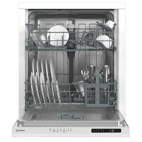 Indesit IN2IE13DT70 - White 60cm Integrated Dishwasher - 13 Place Settings - E Energy Rating