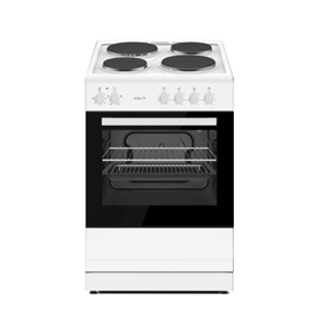 Inalto IN60SEW Freestanding Cooker - White 60cm, Solid Plate Hob, 2000W Grill - A energy