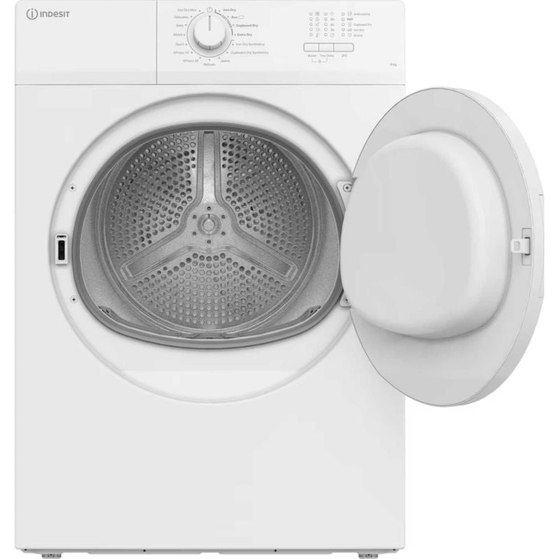 Indesit CYDA81WWGLUK - White 8KG Tumble Dryers - Vented - C energy