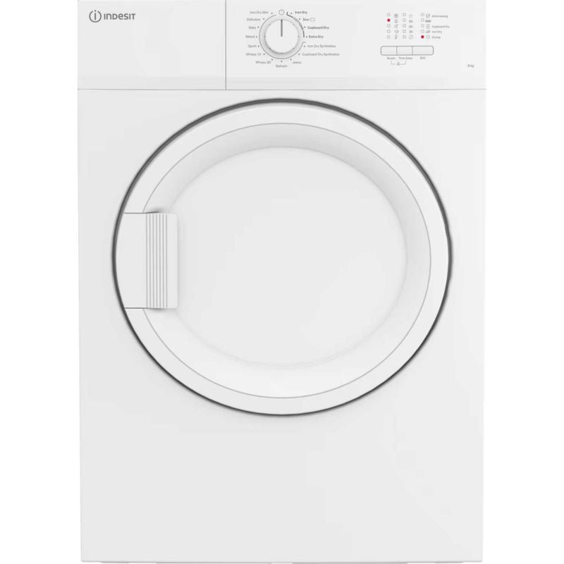 Indesit CYDA81WWGLUK - White 8KG Tumble Dryers - Vented - C energy