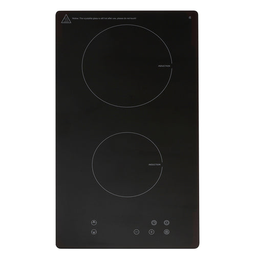 Montpellier INT31NT - Black 30cm Domino Induction Hob - 2 Zones