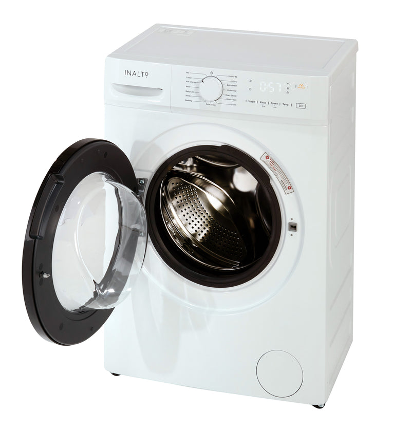 Inalto INWM71200W - White 7KG Washing Machine - 1200 RPM - A energy