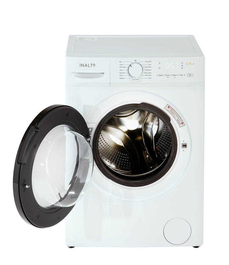 InAlto INWM81400W - White 8KG Washing Machine - 1400 RPM - A Energy