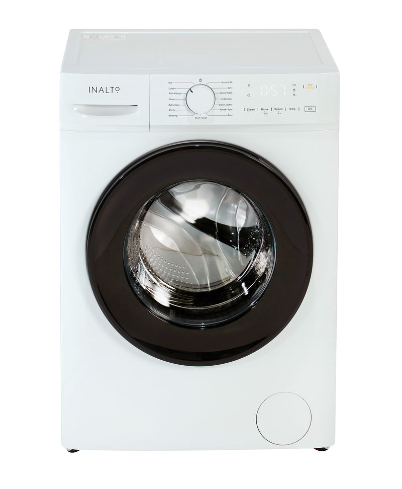 InAlto INWM81400W - White 8KG Washing Machine - 1400 RPM - A Energy