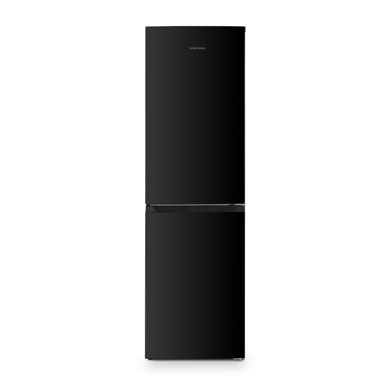 Iceking IQ30-NF1855BL - Black Total No Frost Fridge Freezer - 247L - E Energy Rating