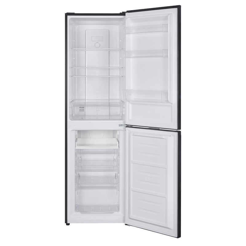 Iceking IQ30-NF1855BL - Black Total No Frost Fridge Freezer - 247L - E Energy Rating