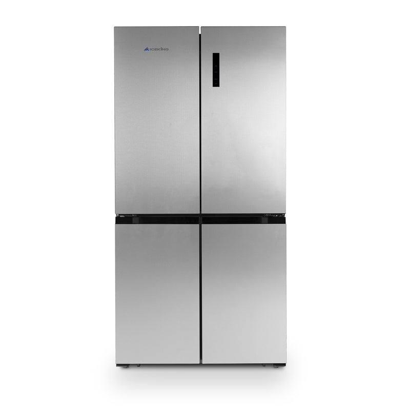 Iceking IQ30-XD183X - Inox American Fridge Freezer - 436L - E Energy