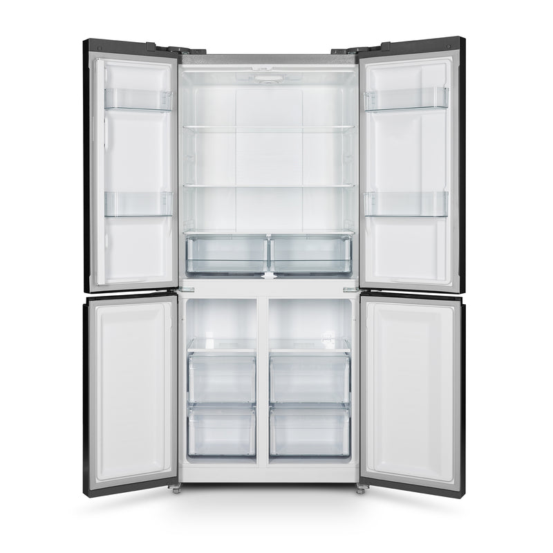 Iceking IQ30-XD183X - Inox American Fridge Freezer - 436L - E Energy