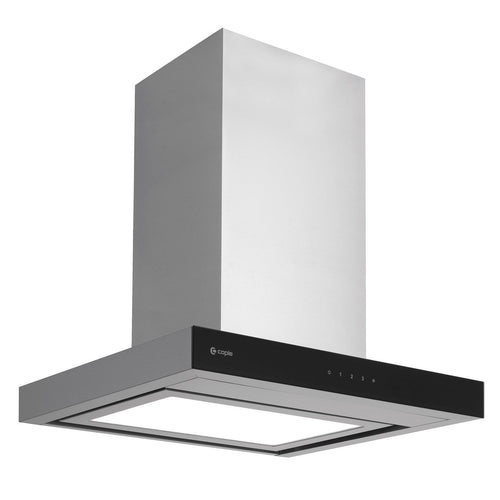 Caple PLASZC622 - Black Glass Chimney Hood - 60cm - B Energy