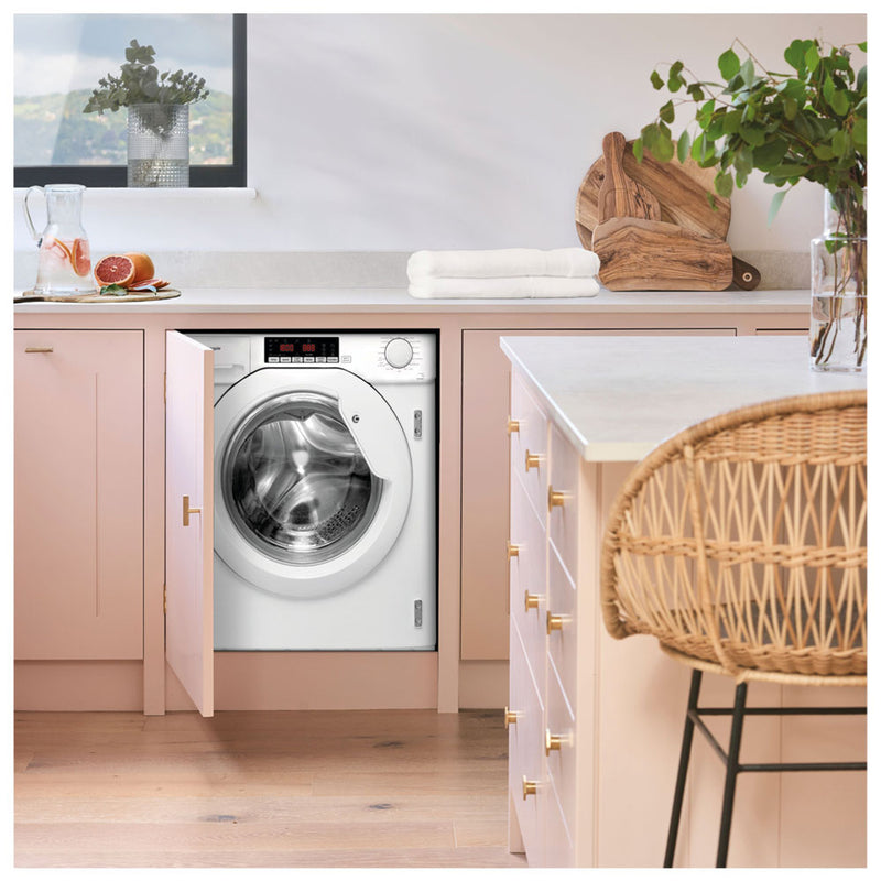 Caple WMI4001 - White Integrated 9KG Washing Machine - 1400 RPM - A energy