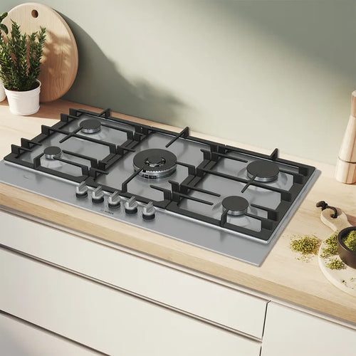 Bosch PCR9A5I90 - Stainless Steel 91.5cm Gas Hob - 5 Burners