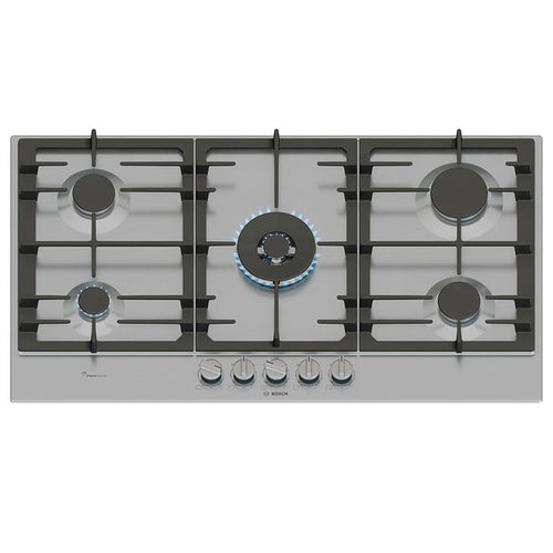 Bosch PCR9A5I90 - Stainless Steel 91.5cm Gas Hob - 5 Burners