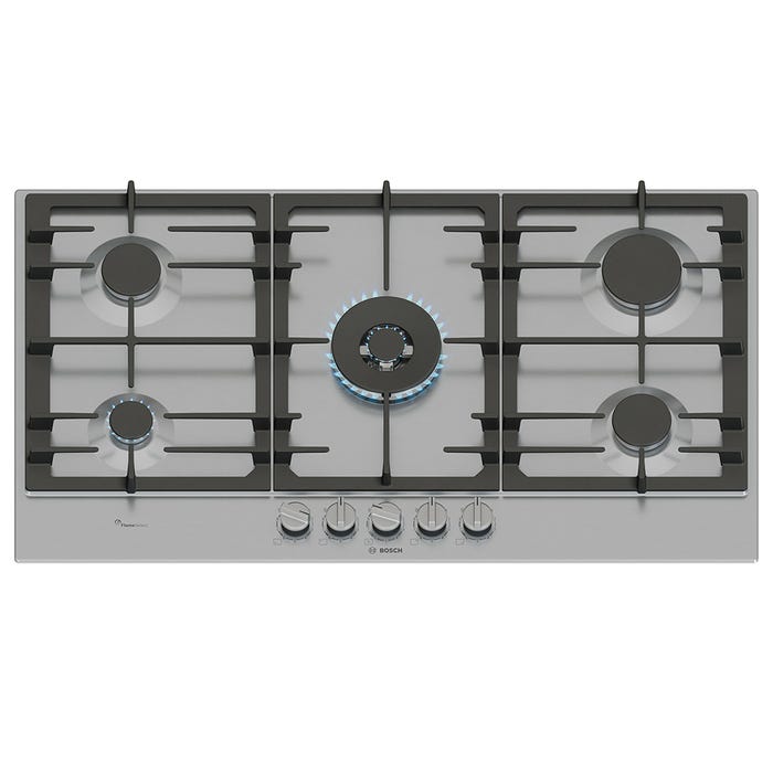 Bosch PCR9A5I90 - Stainless Steel 91.5cm Gas Hob - 5 Burners