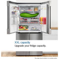 BOSCH Series 6 KAD93AIERG - Brushed Steel American Fridge Freezer - 533L Capacity - E Energy Rating