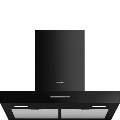 Smeg KBT600BL - Black Wall-Mounted Extractor - 820m³/h - A Energy