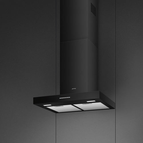 Smeg KBT600BL - Black Wall-Mounted Extractor - 820m³/h - A Energy