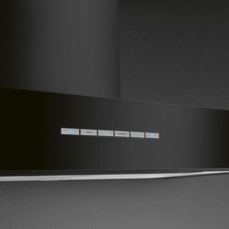 SMEG KBT900BL - Black Chimney Extractor - 90cm Width - A Energy