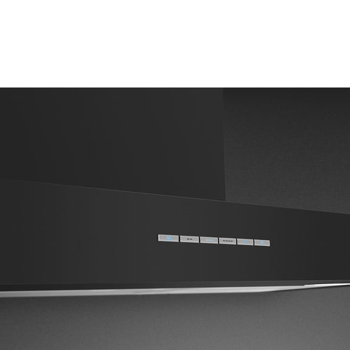 Smeg KBT900NE - Matt Black Chimney Extractor - 90cm - A Energy Rated