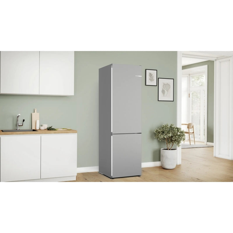 Bosch KGN392LBFG Series 4 - Stainless Steel 70/30 Fridge Freezer - 363L Capacity - B Energy Rating