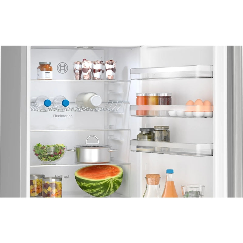 Bosch KGN392LBFG Series 4 - Stainless Steel 70/30 Fridge Freezer - 363L Capacity - B Energy Rating