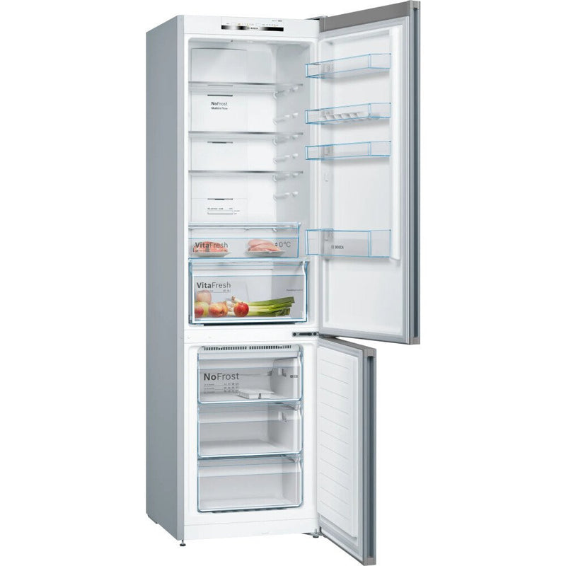 Bosch KGN392LEBG - Stainless Steel Fridge Freezer - 368L 70/30 Split - E Energy