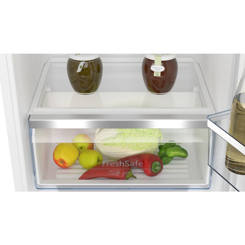 Neff KI1412FE0 N50 - Silver Built-in Larder Fridge - 204L Capacity - Fixed Hinge - E Energy