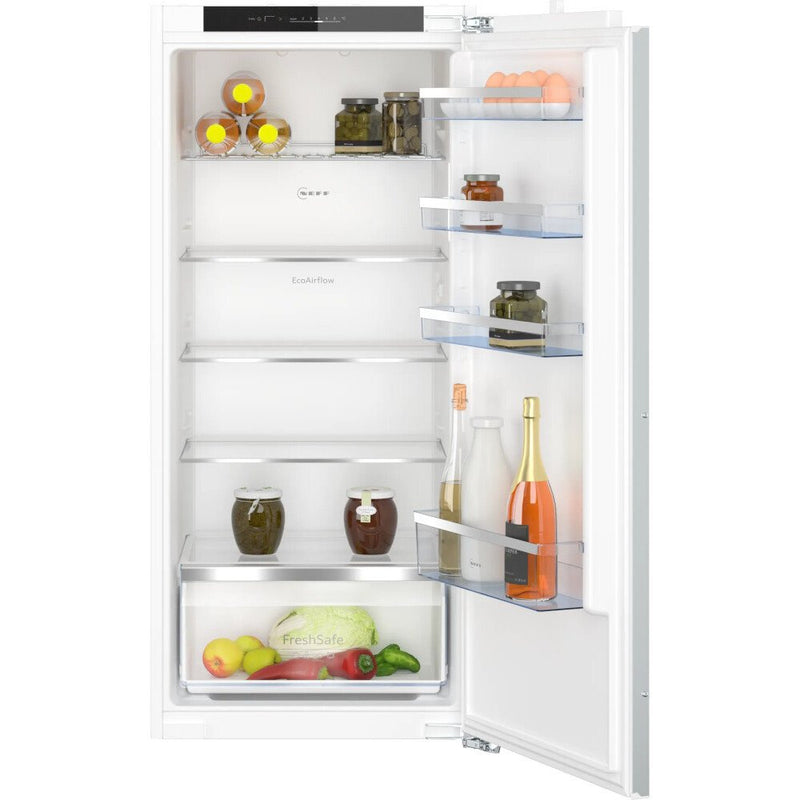 Neff KI1412FE0 N50 - Silver Built-in Larder Fridge - 204L Capacity - Fixed Hinge - E Energy