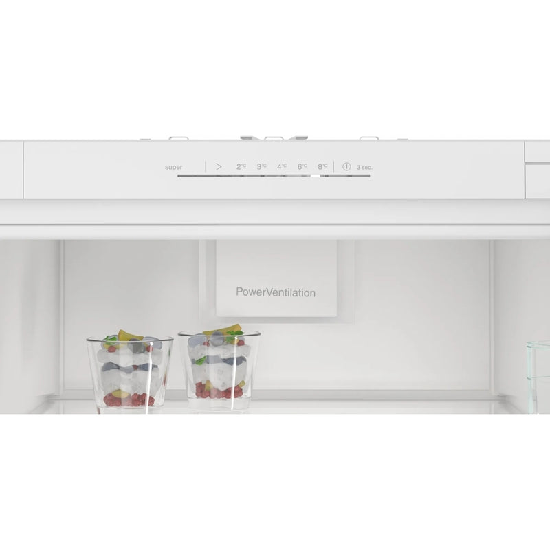 Siemens KI81RNSE0G - White Built-In Larder Fridge - Sliding Door - 310L Capacity - E Energy Rating